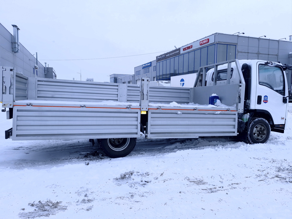 ISUZU Elf бортовой 5.5 т., 7,4 м сталь фото 5