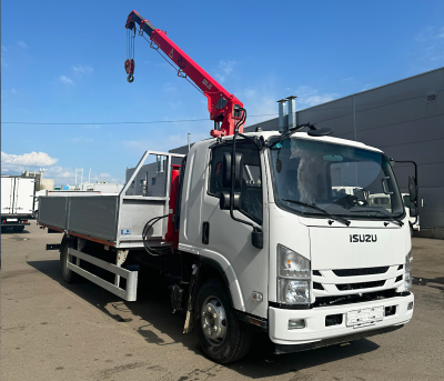 ISUZU бортовой грузовик с КМУ SQ 3.2S, трос, 10,5 т.