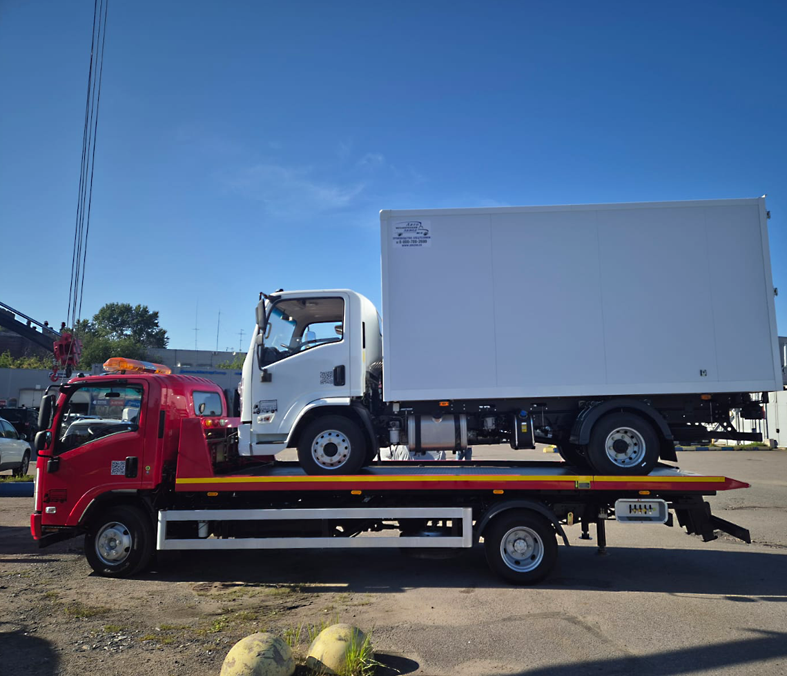 ISUZU Эвакуатор со сдвижной платформой 4х2, 10,5 тонн фото 5