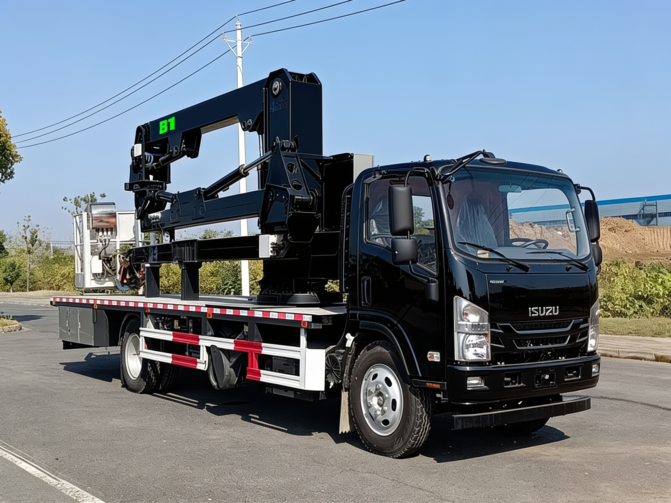 Мостовая автовышка ISUZU ELF фото 4
