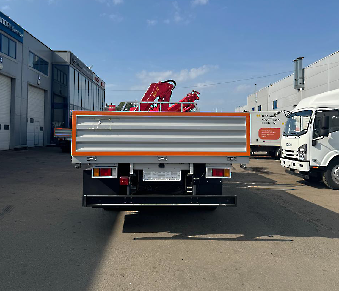 ISUZU КМУ двойн. кабина, стрела 3,2 т, трос фото 3