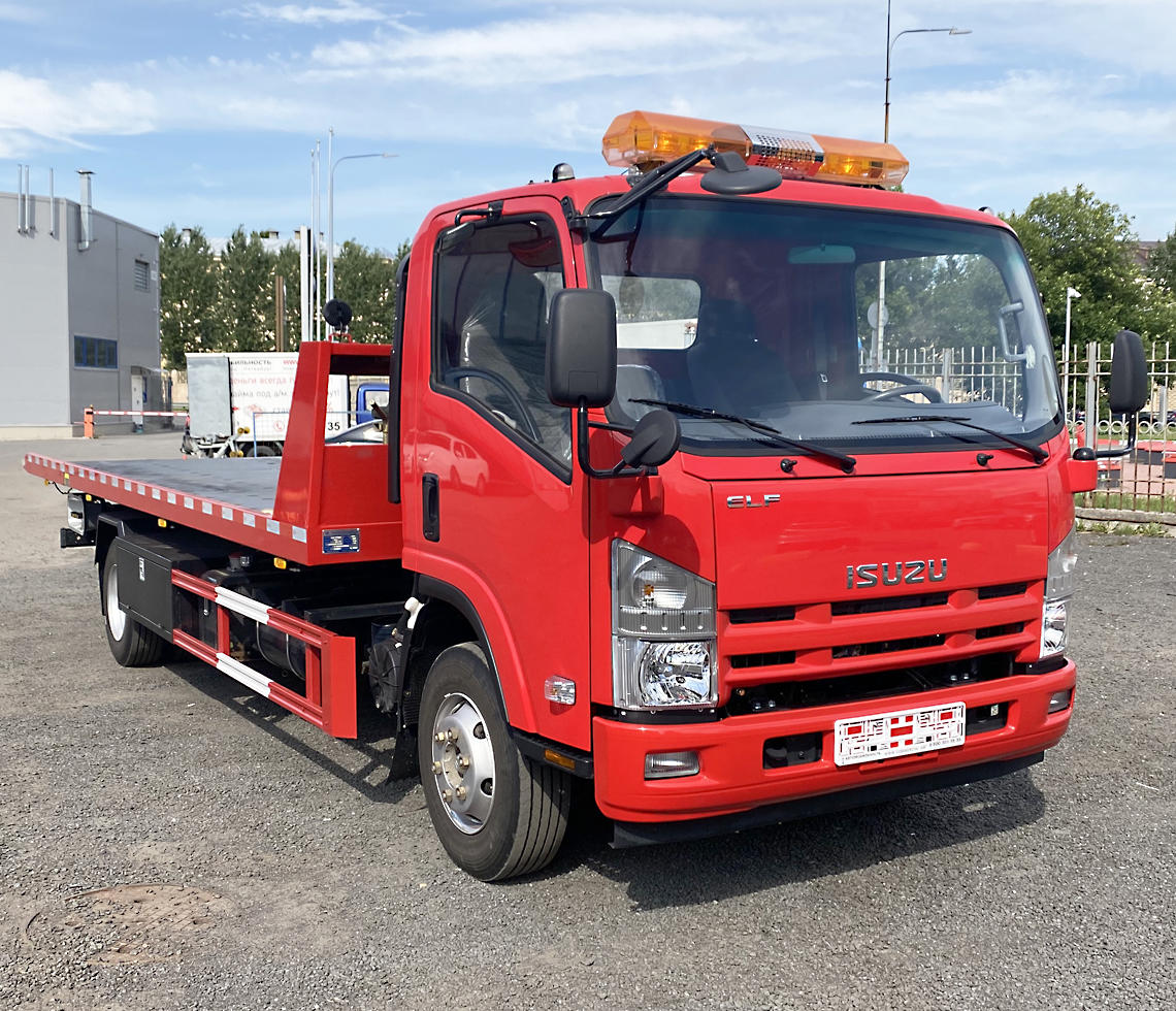 ISUZU Эвакуатор со сдвижной платформой 4х2, 10,5 тонн фото 3
