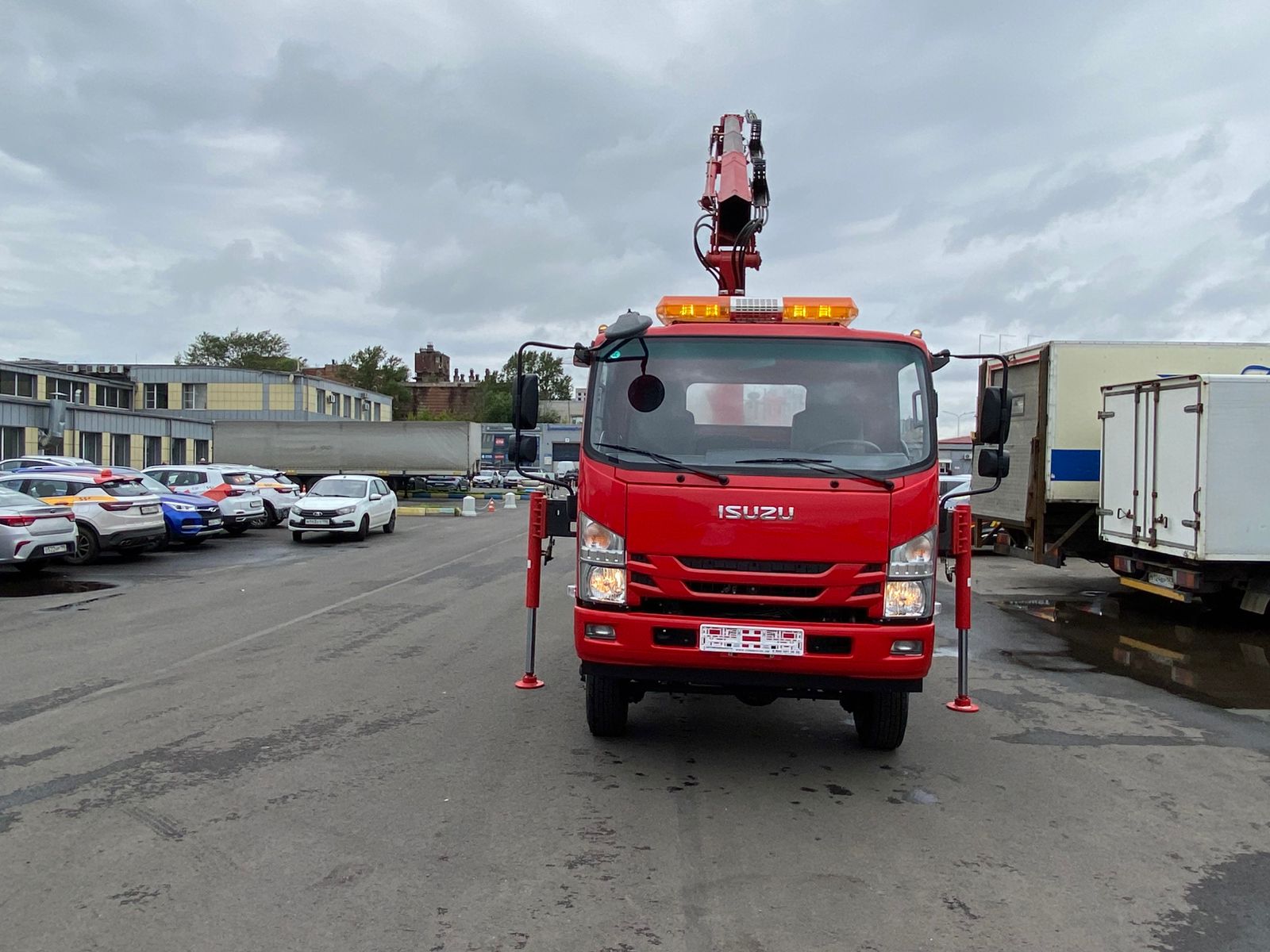 ISUZU Эвакуатор с КМУ, 4*4,10,5 т фото 4