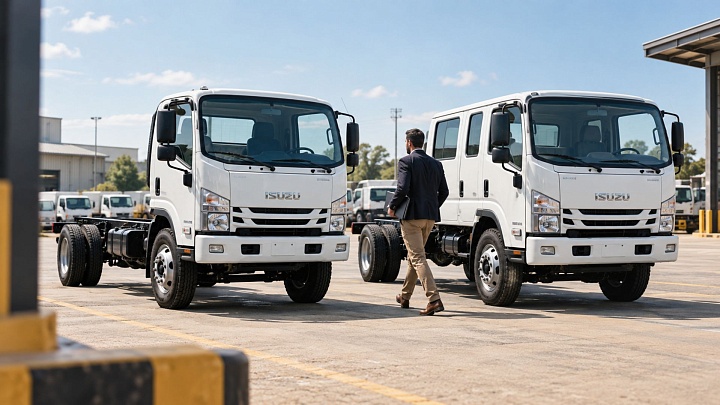 Однорядка или crew cab: какой полноприводный грузовик на шасси ISUZU закроет смену без переплат