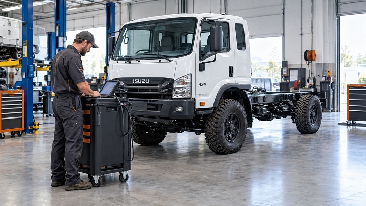 Ресурс полноприводного грузовика на шасси ISUZU: что ломает 4x4 на бездорожье и как этого избежать
