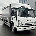 ISUZU грузовик бортовой еврошторный 10,5 т фото 2