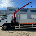 ISUZU бортовой грузовик с КМУ SQ 3.2S, трос, 10,5 т. фото 3
