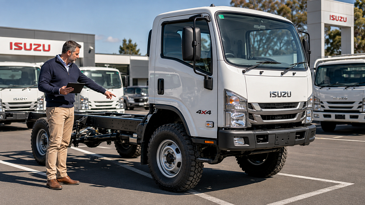 Как выбрать полноприводный грузовик на базе шасси ISUZU под задачу: критерии и чек-лист